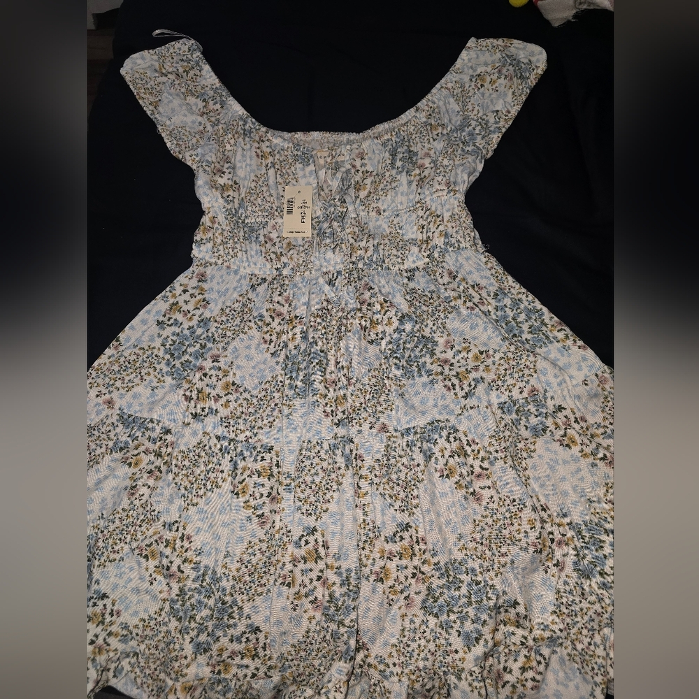 Floral Off-Shoulder Dress